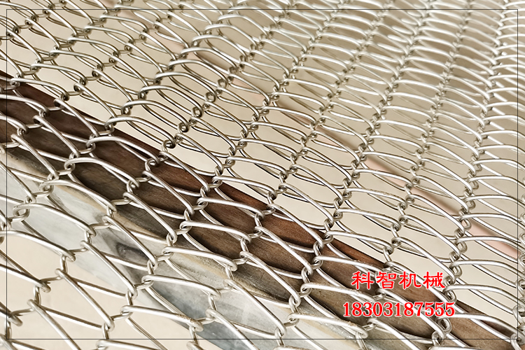 斜坡裙邊帶食品輸送機不銹鋼輸送帶老化撕裂